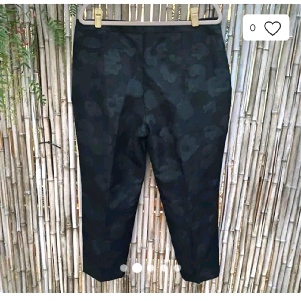 Talbots jacquard heritage ankle pants
